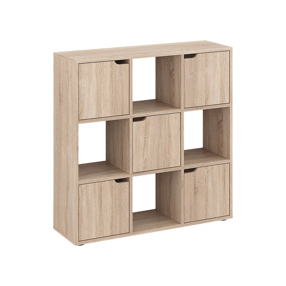 Bibliothèque bois sonoma 88,5x27,5x89,3 cm
