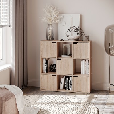 Bibliothèque bois sonoma 88,5x27,5x89,3 cm