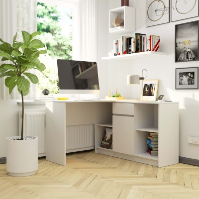 Bureau d'angle VERO  120x126x79 cm Blanc