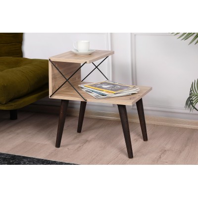 Table De Chevet design  H55cm Bois Clair