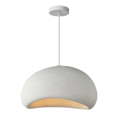 Plafonnier suspension luminaire blanc 50x28 cm
