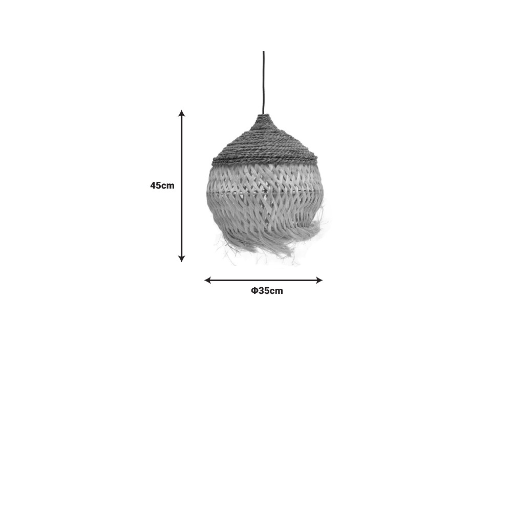 Plafonnier suspension luminaire 35x45 cm
