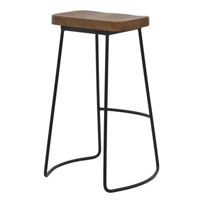 Tabouret de bar  en bois  48x42x71cm

