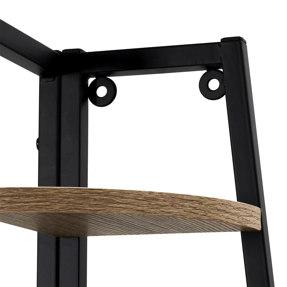 Etagere d'angle 5 Niveaux Bois Et Metal 180 x 34.5 x 34.5 cm