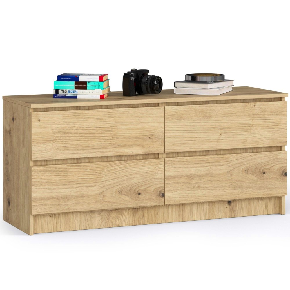 Commode LISU 4 Tiroirs 120X55X40CM