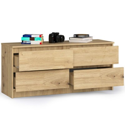 Commode LISU 4 Tiroirs 120X55X40CM