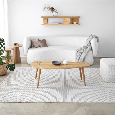 Étagère murale bois massif 120 cm