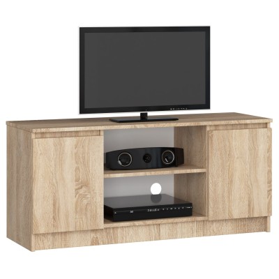 Meuble TV CASA 2 Étagères 120x40x55 Cm Bois sonoma