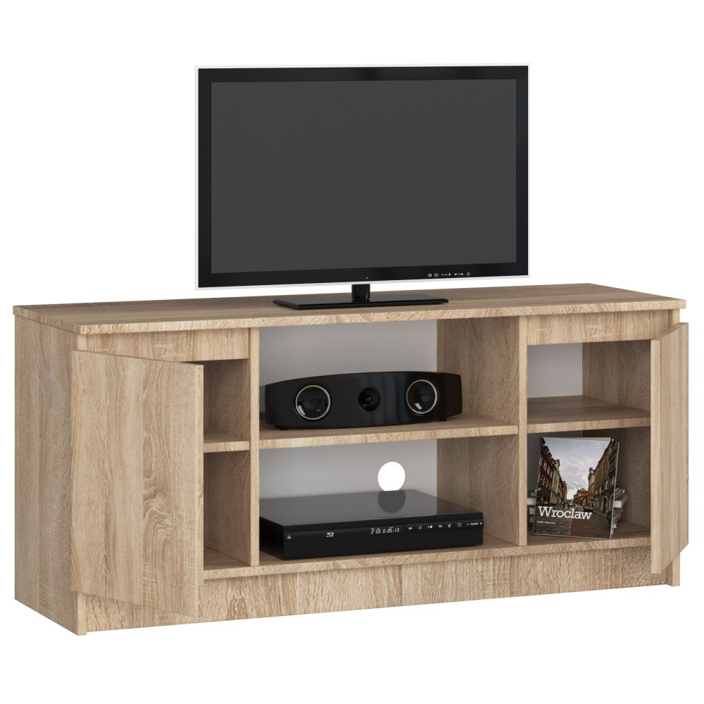Meuble TV CASA 2 Étagères 120x40x55 Cm Bois sonoma