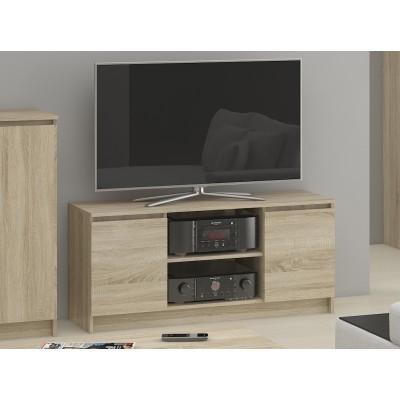 Meuble TV CASA 2 Étagères 120x40x55 Cm Bois sonoma