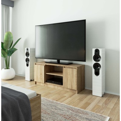 Meuble TV CASA 2 Étagères 120x40x55 Cm Bois sonoma