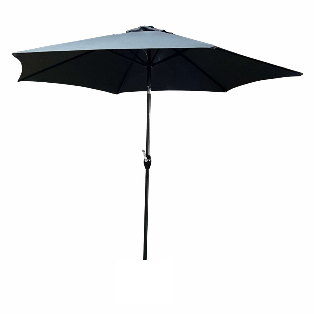Parasol de Jardin avec Inclinaison gris 270 X 270 X 235 Cm Parasol de Jardin avec Inclinaison gris 270 X 270 X 235 Cm