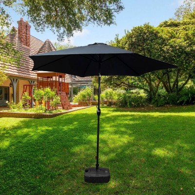 Parasol de Jardin avec Inclinaison gris 270 X 270 X 235 Cm