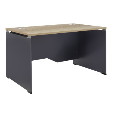 Bureau professionnel Lotus Bois  naturel anthracite 120x80x75 cm