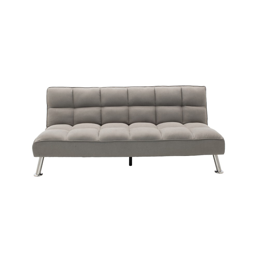 Canapé convertible lit 3 places Rebel tissu couleur gris clair 189x92x82 cm Canapé convertible lit 3 places Rebel tissu couleur gris clair 189x92x82 cm