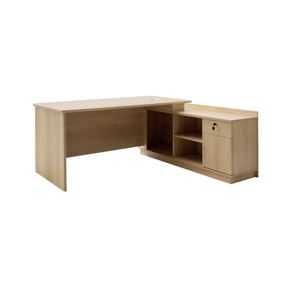 Bureau d'angle bois Sonoma 180x160x76 cm