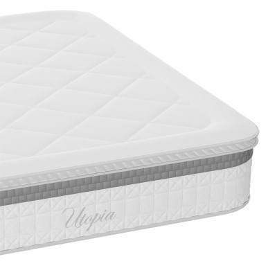 Matelas Utopia ressorts ensachés avec terre végétale 30-32cm 160x200 cm