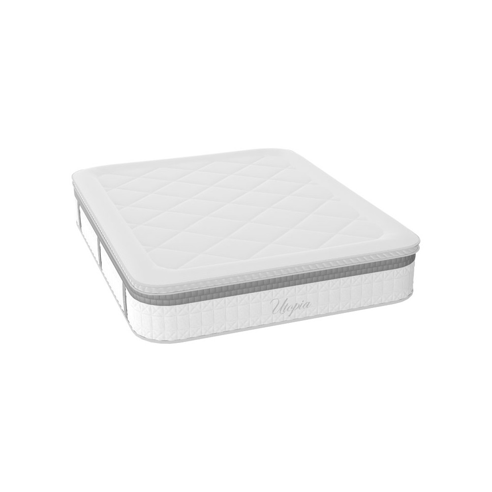 Matelas Utopia ressorts ensachés avec terre végétale 30-32cm 160x200 cm