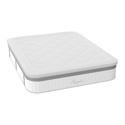 Matelas Utopia ressorts ensachés avec terre végétale 30-32cm 160x200 cm