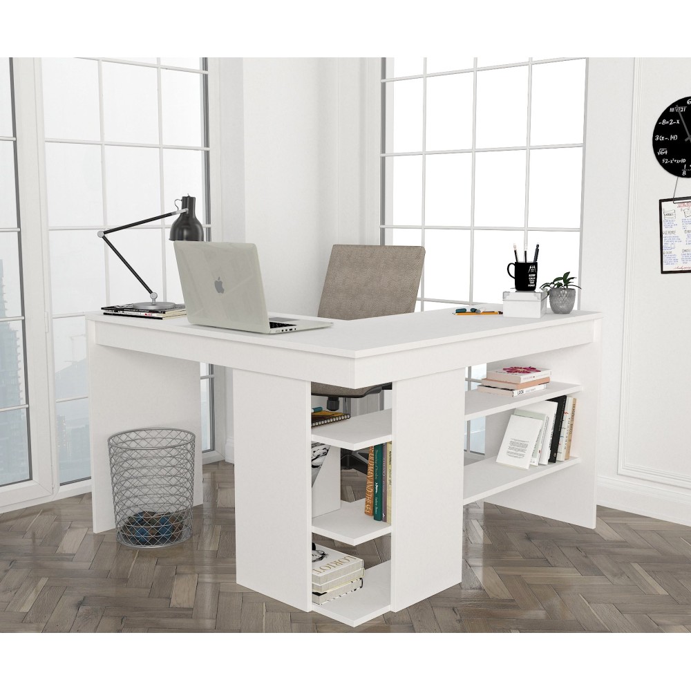 Bureau D'angle Pacas Blanc