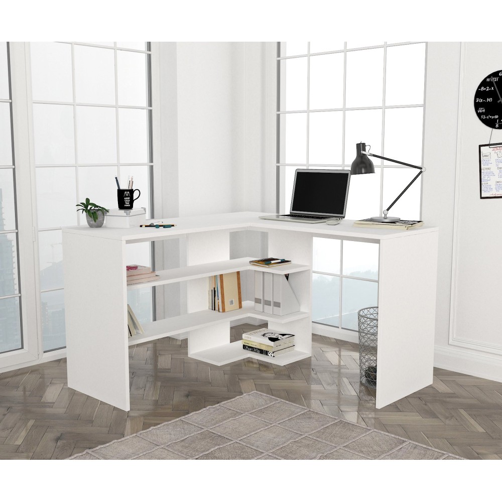 Bureau D'angle Pacas Blanc