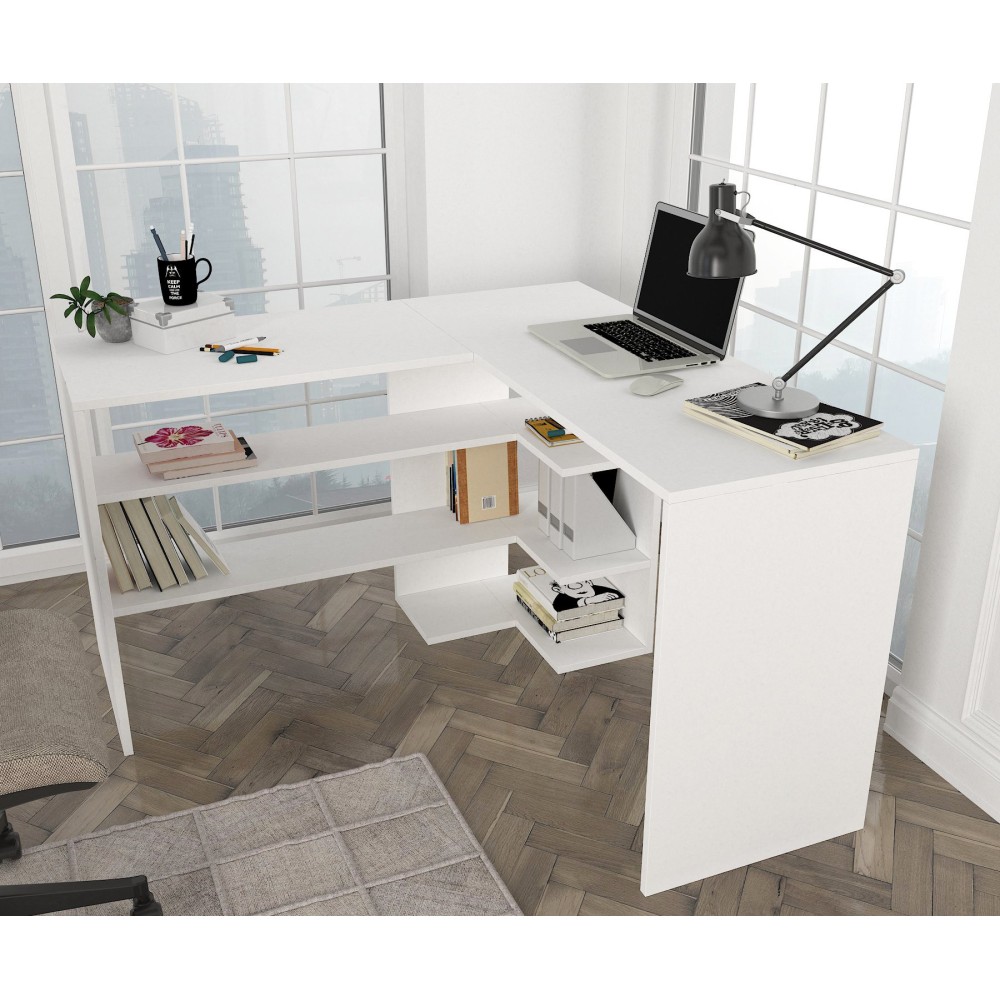 Bureau D'angle Pacas Blanc