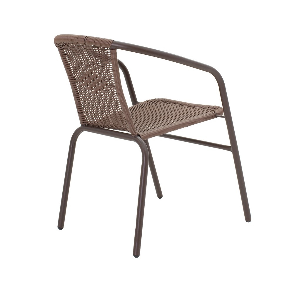 Chaise de jardin Obbi r marron