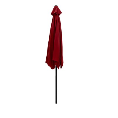 Parasol de jardin  rond aluminium Φ3m rouge