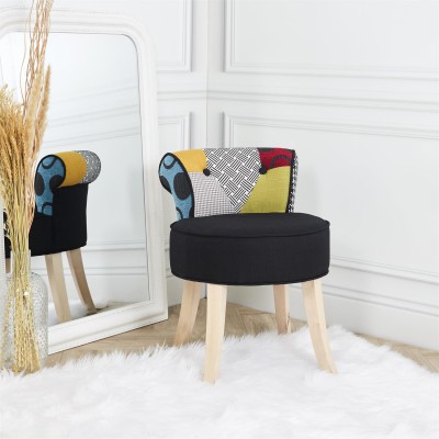 Tabouret Patchwork Design "eleonor" 58cm patchwork