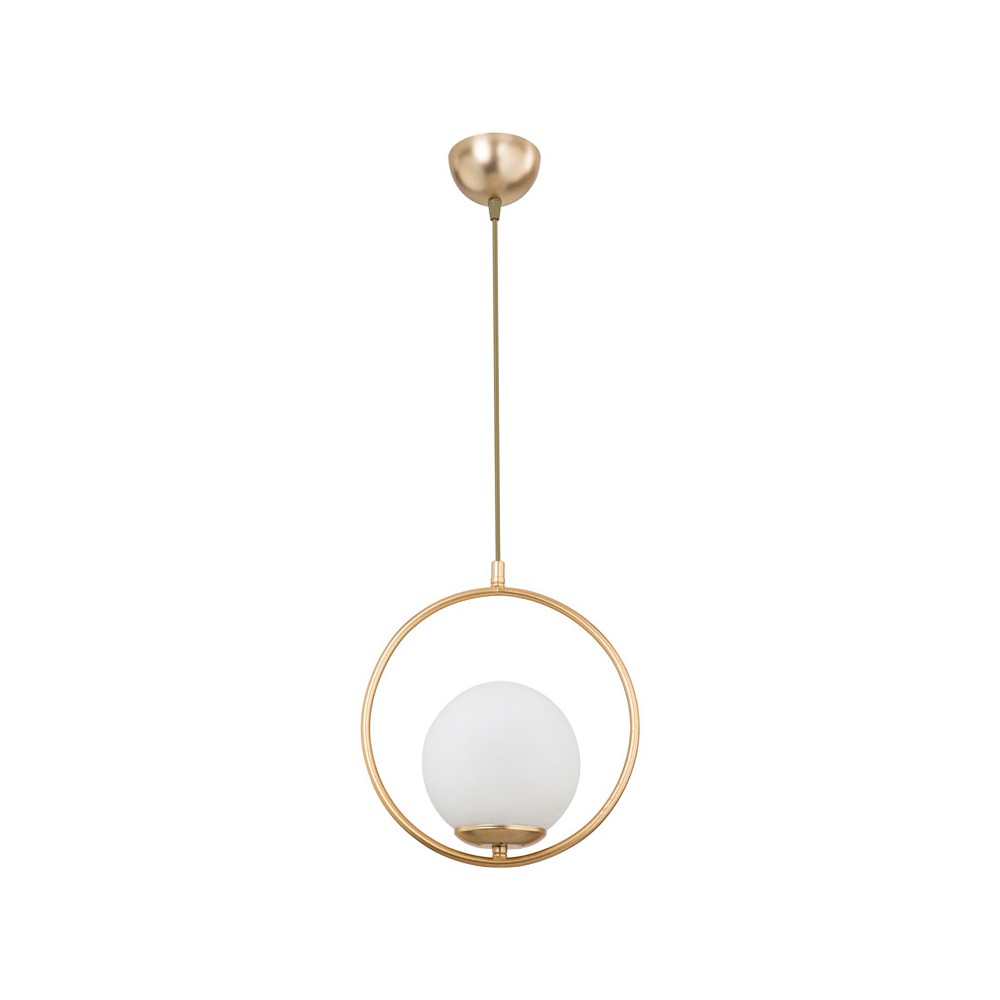 Suspension luminaire Plafonnier  Ε27 doré D26x75cm