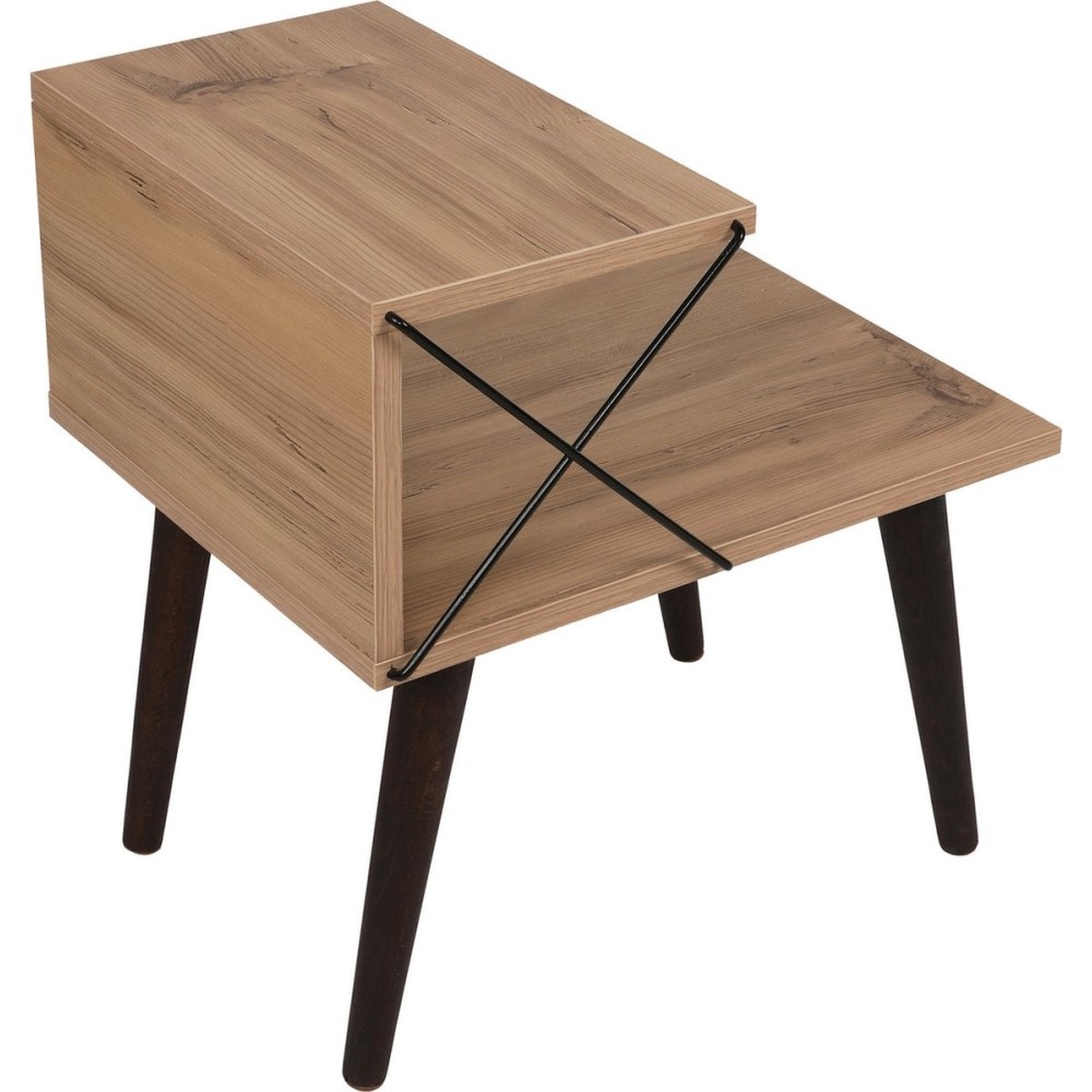 Table De Chevet design  H55cm Bois Clair