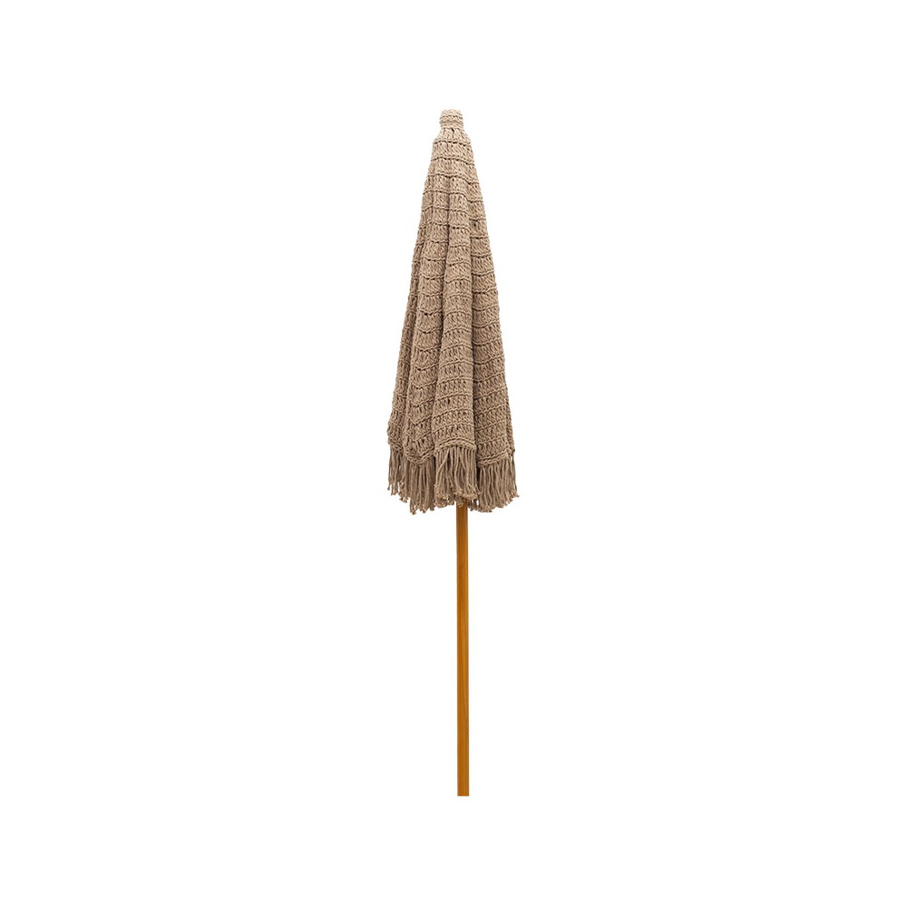 Parasol REMI en bois de hêtre Φ2,5m beige