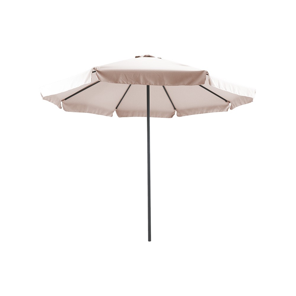 Parasol  professionnel en maille d'aluminium Φ3m beige anthracite