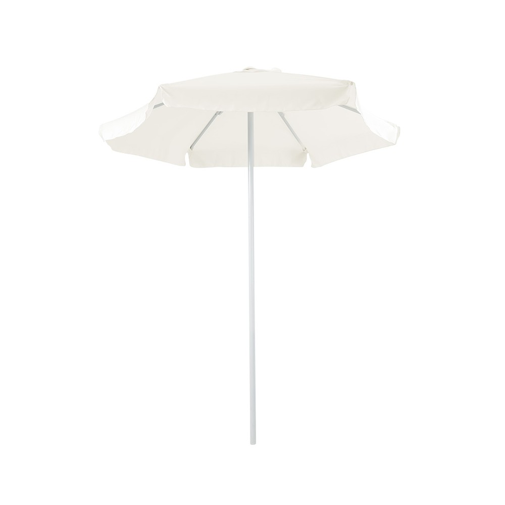 Parasol Mongo  maille métallique Φ2m blanc cassé