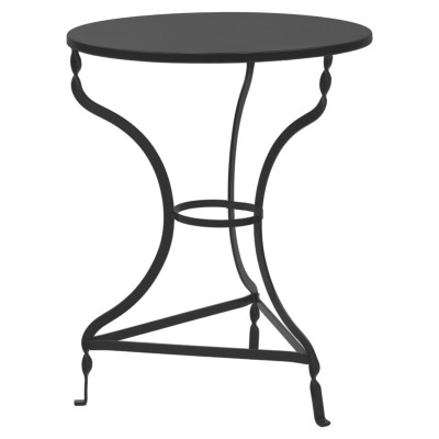 Table Noah noir métallisé D58x72cm