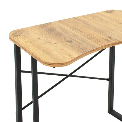Bureau Giovanni bois noyer-noir 60x35x64,5cm
