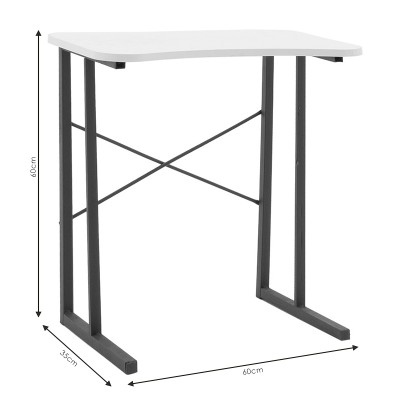 Bureau Giovanni bois noyer-noir 60x35x64,5cm
