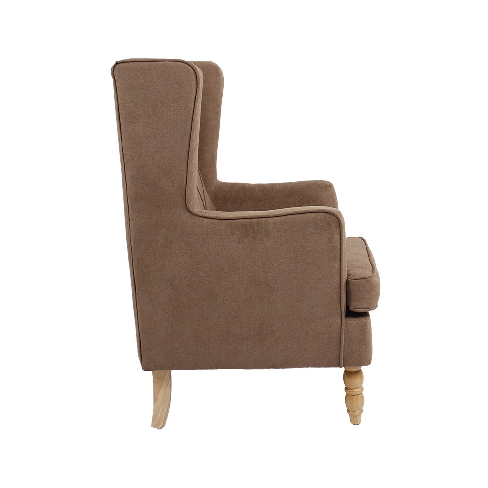 Fauteuil Efficient tissu Marron 72x97x100cm