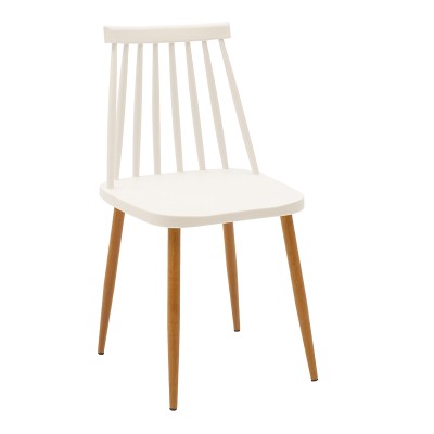 Chaise Aurora blanc-pied naturel 43x48x79cm