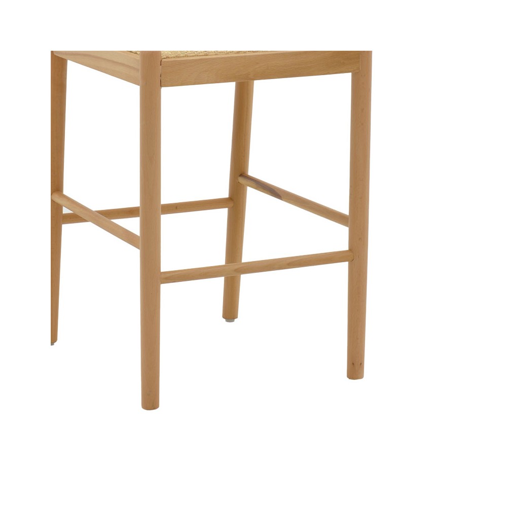 Tabouret de bar rotin  42x41x100cm
