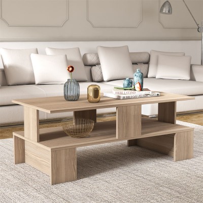 Table basse Olly naturel 120x60x47cm