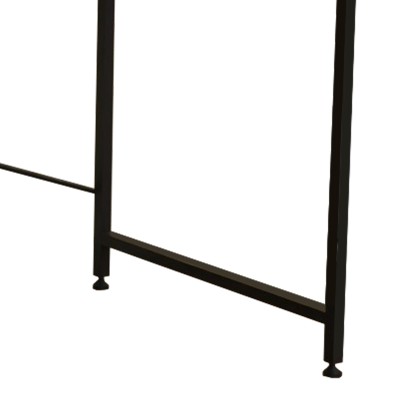 Bureau Karvem chêne mélaminé-métal noir 120x60x73 cm