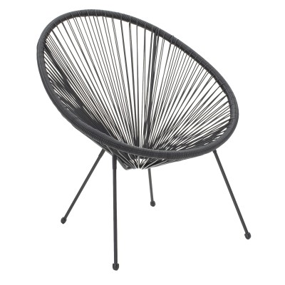 Fauteuil  de jardin Acapulco métal 71x76x85cm