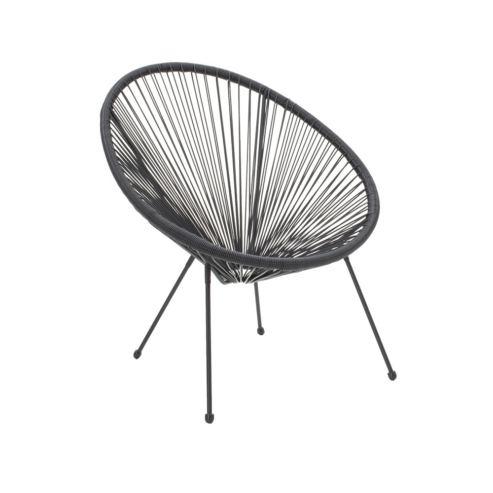 Fauteuil  de jardin Acapulco métal 71x76x85cm