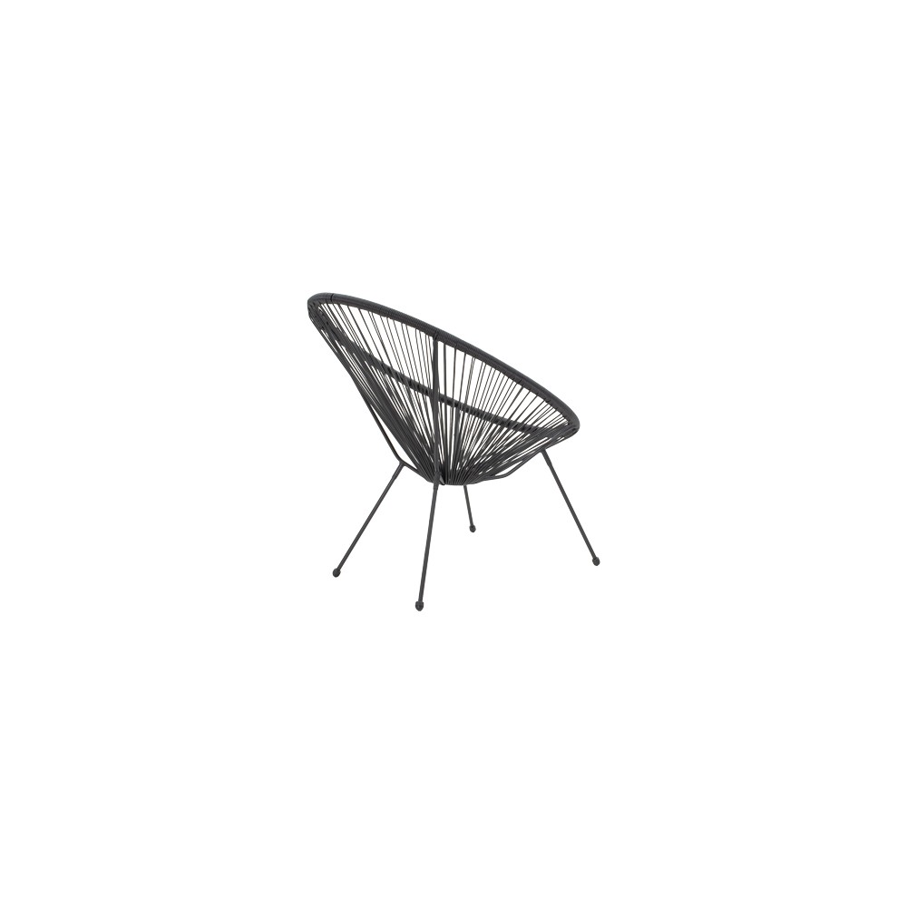 Fauteuil  de jardin Acapulco métal 71x76x85cm