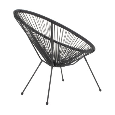 Fauteuil  de jardin Acapulco métal 71x76x85cm