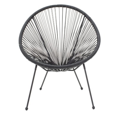 Fauteuil  de jardin Acapulco métal 71x76x85cm