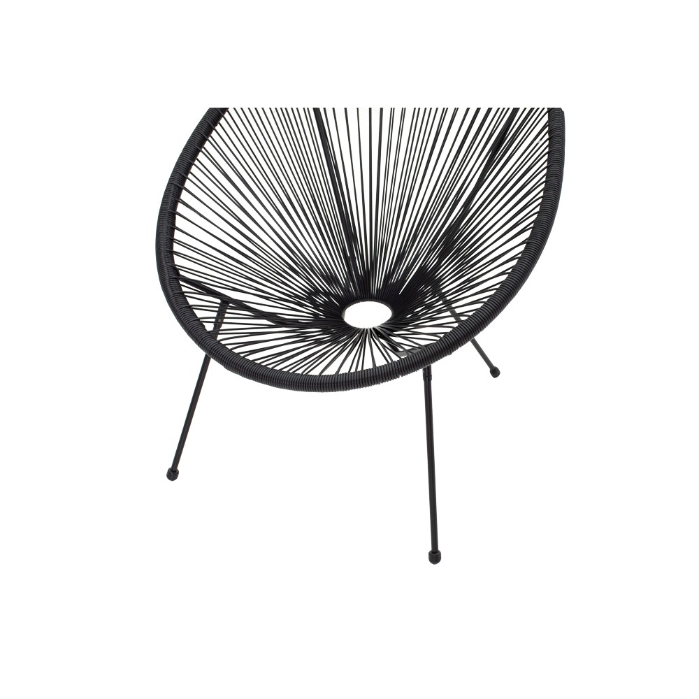 Fauteuil  de jardin Acapulco métal 71x76x85cm