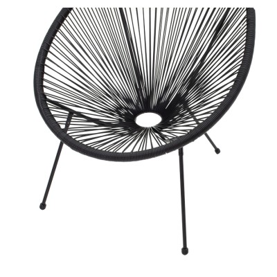 Fauteuil  de jardin Acapulco métal 71x76x85cm