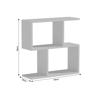 Table  basse d'appoint Kora sonoma 60x20x60 cm